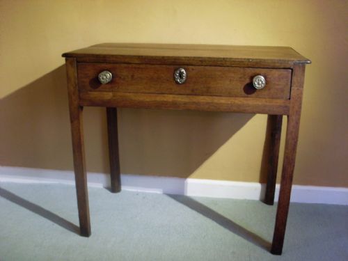 A Georgian Oak Country Made Side Table