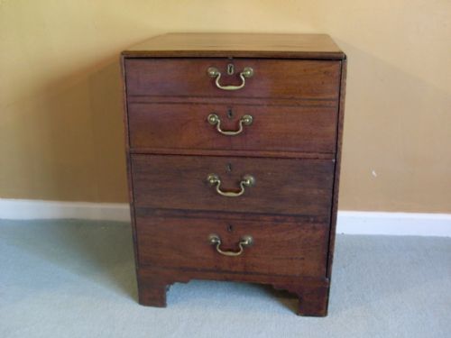 A Georgian Faux Chest Bedside Table