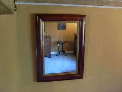 A Victorian Cushion Mirror