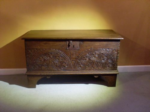 A Small Antique Coffer