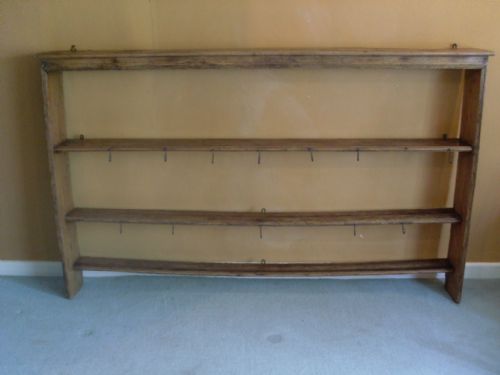 A Georgian Pine Delft Rack