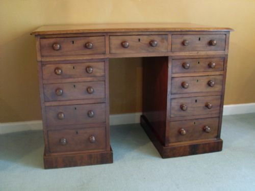 An Early Victorian Pedestal Desk