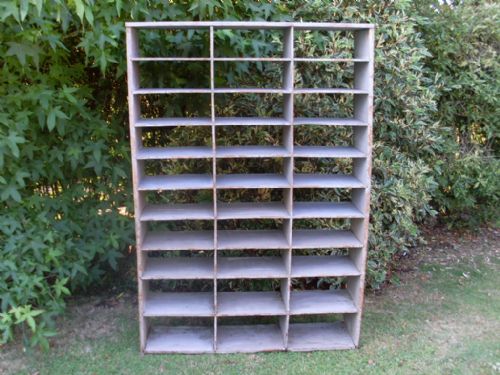 A Set of French Wall Pigeonholes/shelves