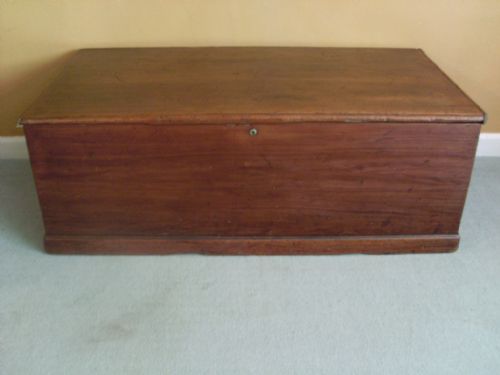 A 19thc Camphor Wood Travelling Trunk