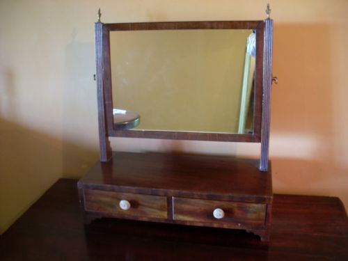A 19thc Toilet Mirror