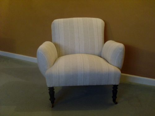 A French Napoleon III Low Backed Armchair