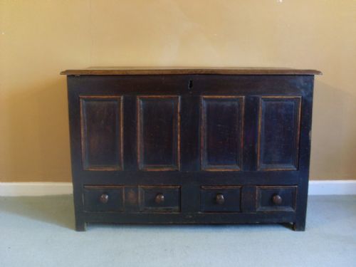 An 18thc Oak Mule Chest of the Perfect Size