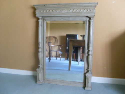 A Painted French Pier Mirror