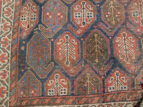 An Antique Rug 274cm X 145 Cm
