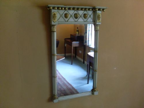 A Regency Painted Pier Mirror