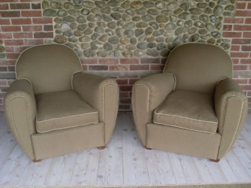 A Pair of Deco Cloud Chairs