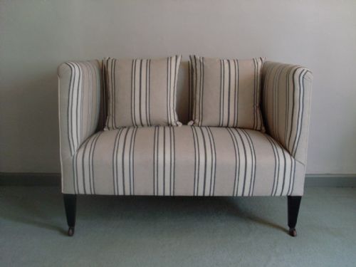 A Small Edwardian Window Seat Sofa