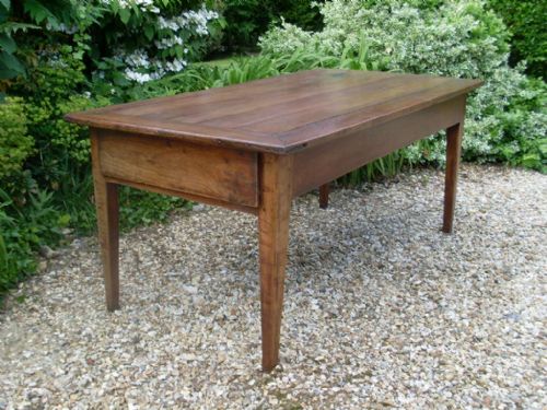 An Antique French Farmhouse Table 166 Cm Long