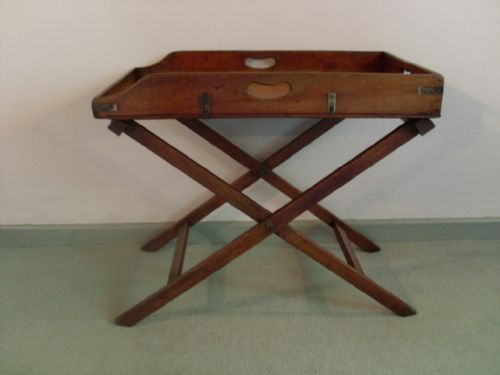A Georgian Brass Bound Butlers Tray