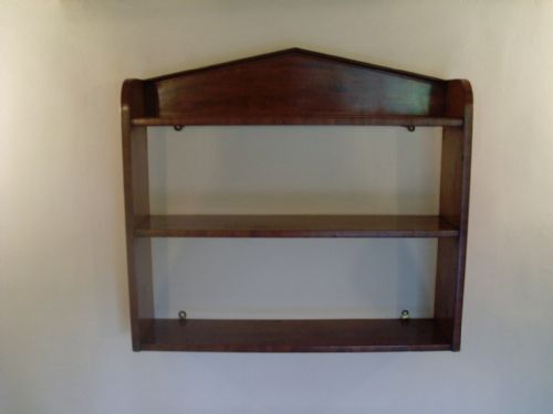 A Set of Regency Open Hanging Wall Shelves