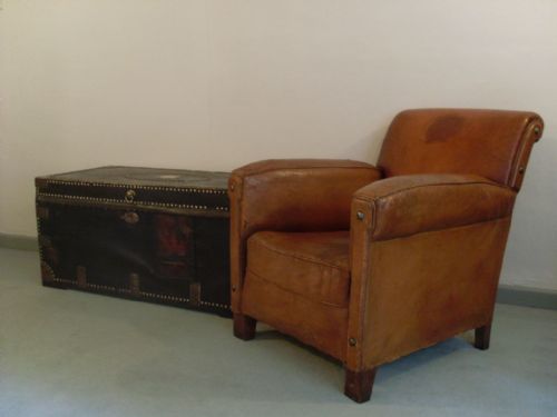A French Leather Armchair