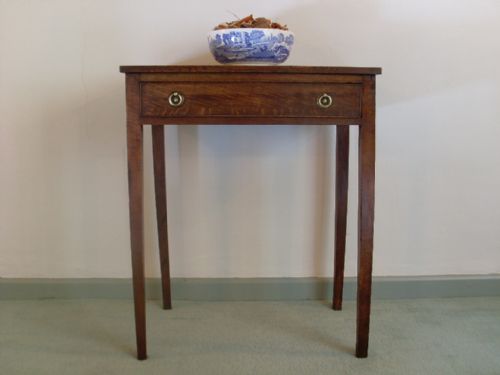 A 19thc Side Table with a Single Drawer