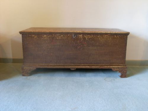 A Georgian Painted Coffer