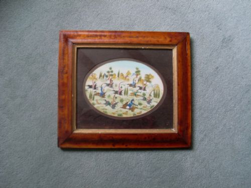 An Antique Persian or Anglo Indian Hunting Scene