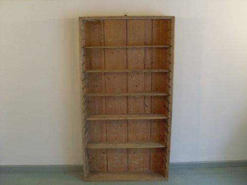 Tall Bookcase Wall Shelves 19thc