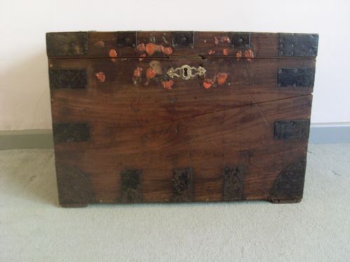 A 19thc Oak Silver Trunk