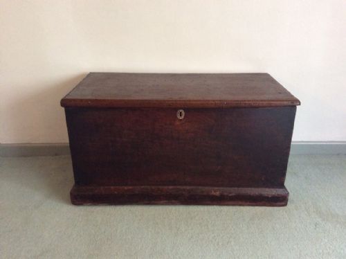 An Early 19thc Camphor or Mahogany Blanket Box