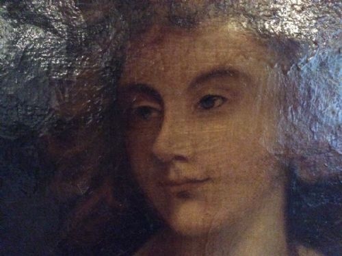 An Oil Painting of a Characterful Girl