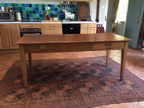 An 8 Seater Haberdashers Kitchen Table