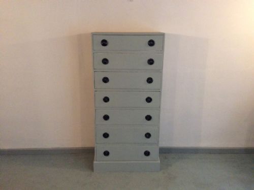 A Painted French Semainier Chest