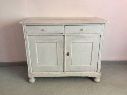 A French Painted  Cupboard
