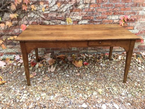 A French Cherry Wood Farmhouse Table