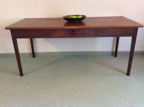 A 19thc French Elm Farmhouse Table Seats 8