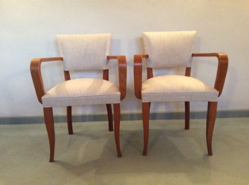 A Pair of French Art Deco Bridge Chairs
