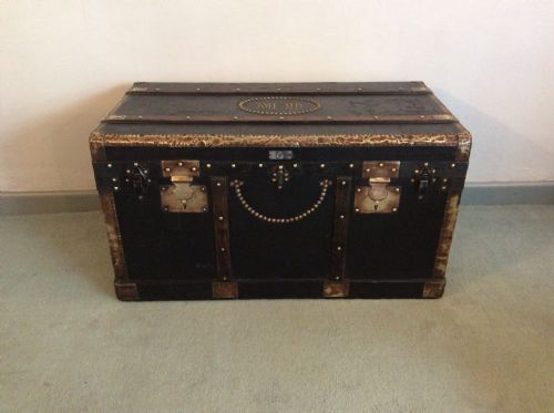 A Quality French Travelling Trunk