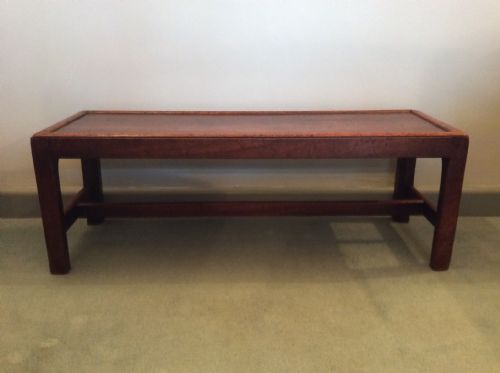 A Georgian Long Solid Top Stool