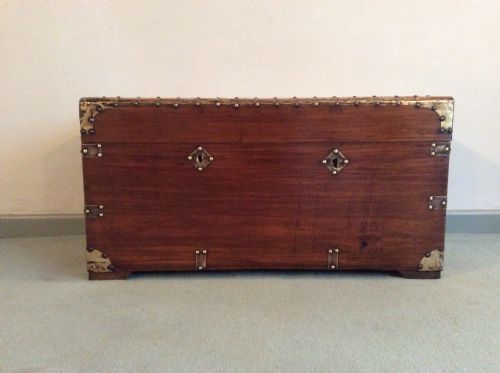 A 19thc Camphor Campaign Trunk