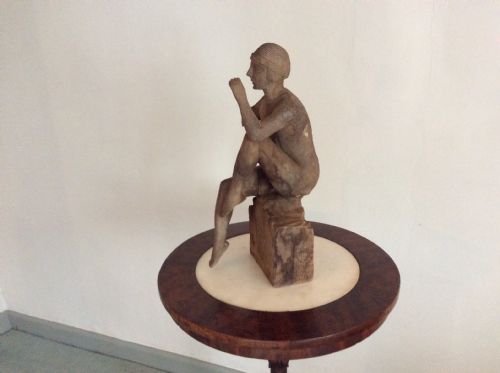 A Carved Wood Deco Period Sculpture