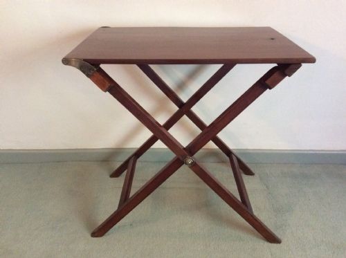 A Georgian Folding Campaign Table