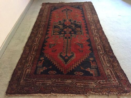 A 2m Long Handmade Antique Rug