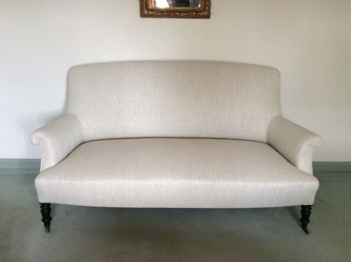 An Antique French Three Seat Sofa