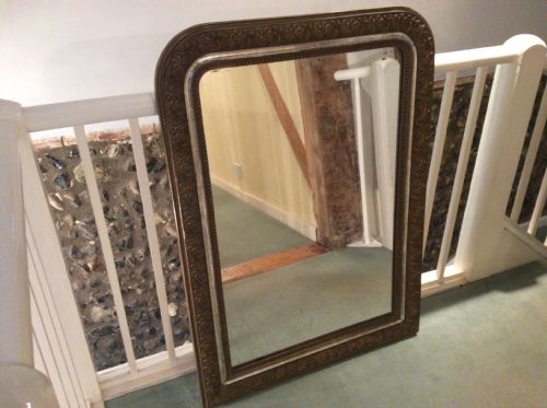 A French 19thc Arch Top Mirror