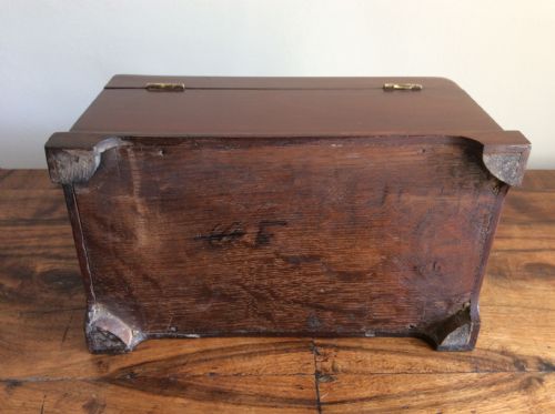 A GEORGIAN CHIPPENDALE STYLE TEA CADDY - ADDITIONAL PHOTO 5