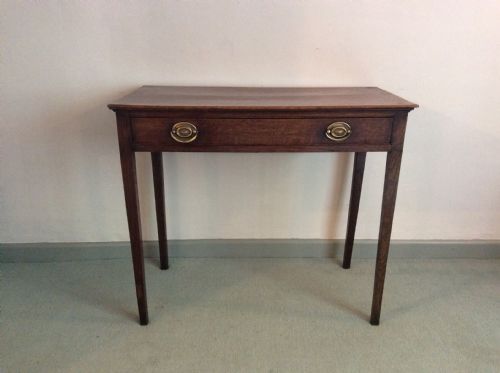 A Georgian Oak Side Table