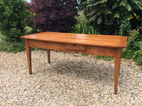 An All Cherry Wood French Farmhouse Table