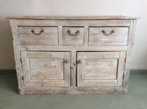 A Georgian Pine Dresser Base
