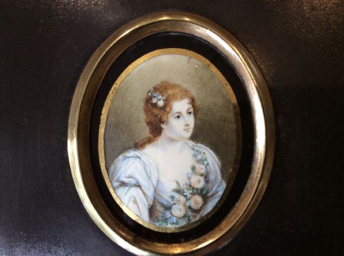 A 19thc Miniature Portrait