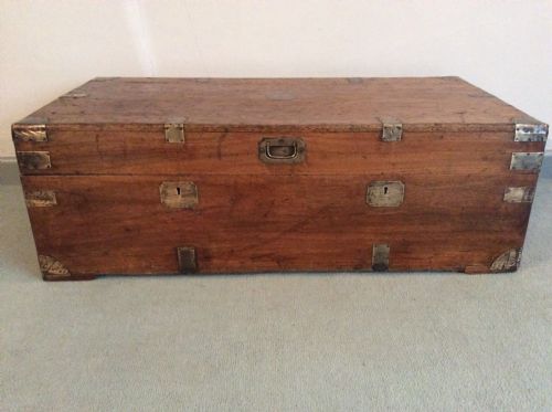 A 19thc Camphor Traveling Trunk