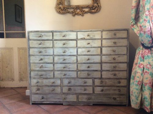 A Bank of Drawers