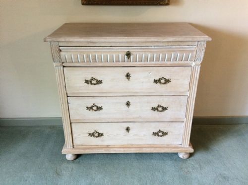 A Scandinavian Lime Waxed Chest