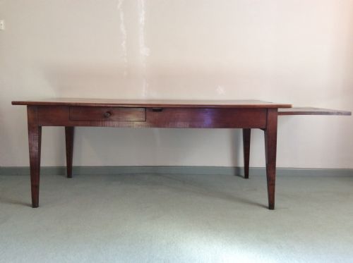 A Fine All Cherry French Farm House Dining Table